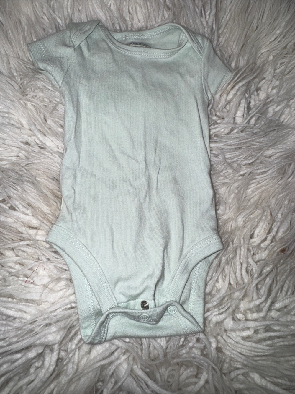 Swaddle Designs Mint Green Short-Sleeve One-Piece Bodysuit